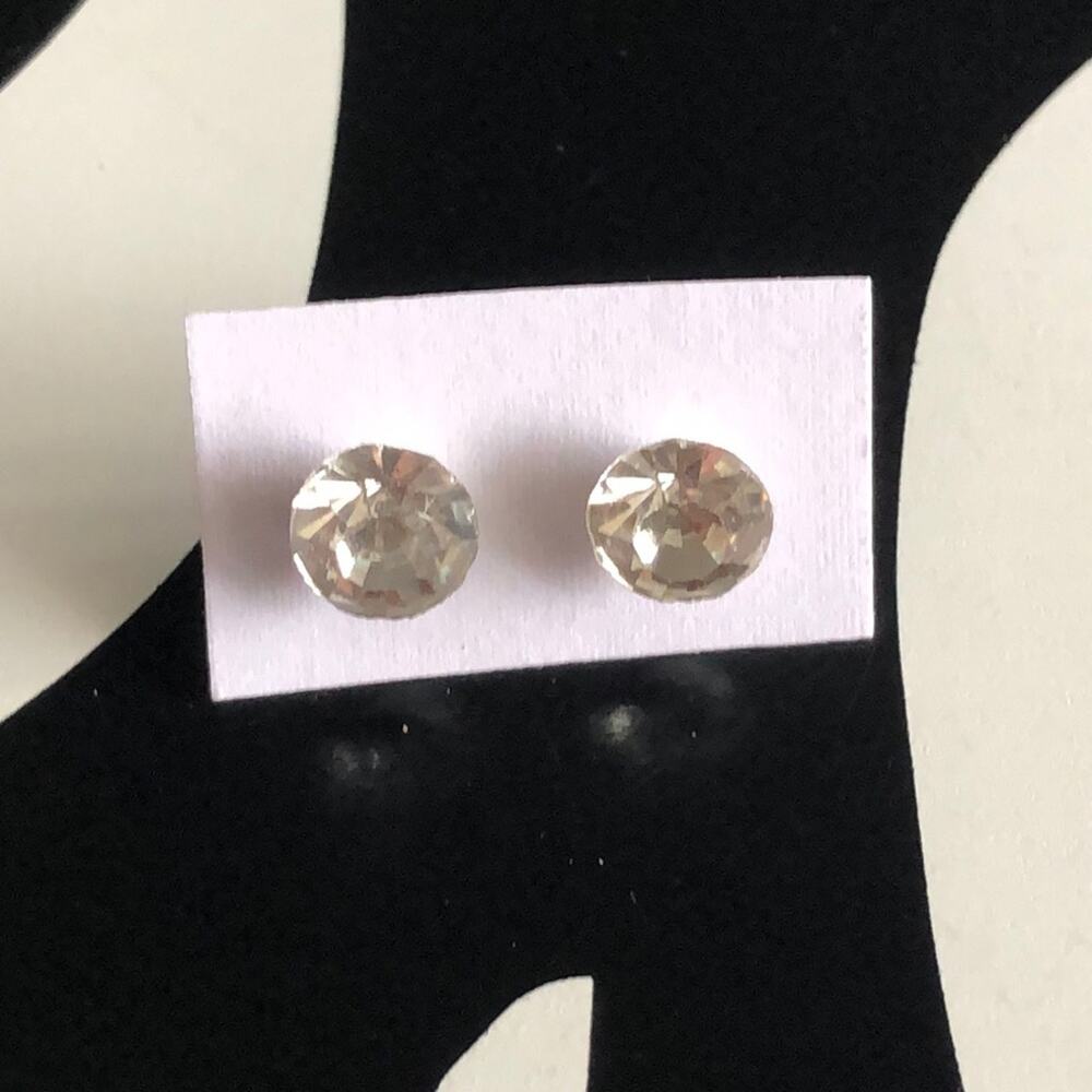 4 for $20 Faux Diamond Stud Earrings